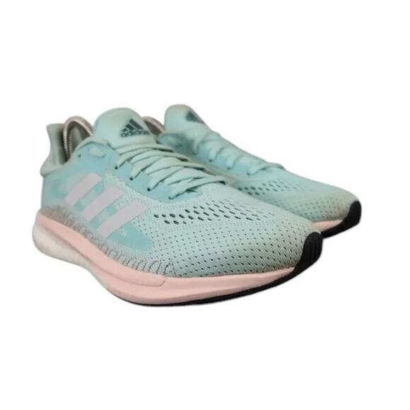Adidas Shoes Women 6 Athletic Sneaker Running Solar Glide 3 Active Comfort Blue - Picture 1 of 15